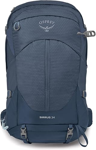 Miniatura 19 de Osprey Sirrus 24L Mochila de senderismo para mujer, Púrpura Elderberry/Chiru Tan Morado/Bronceado Chiru Saúco,Azul espacial apagado,Verde