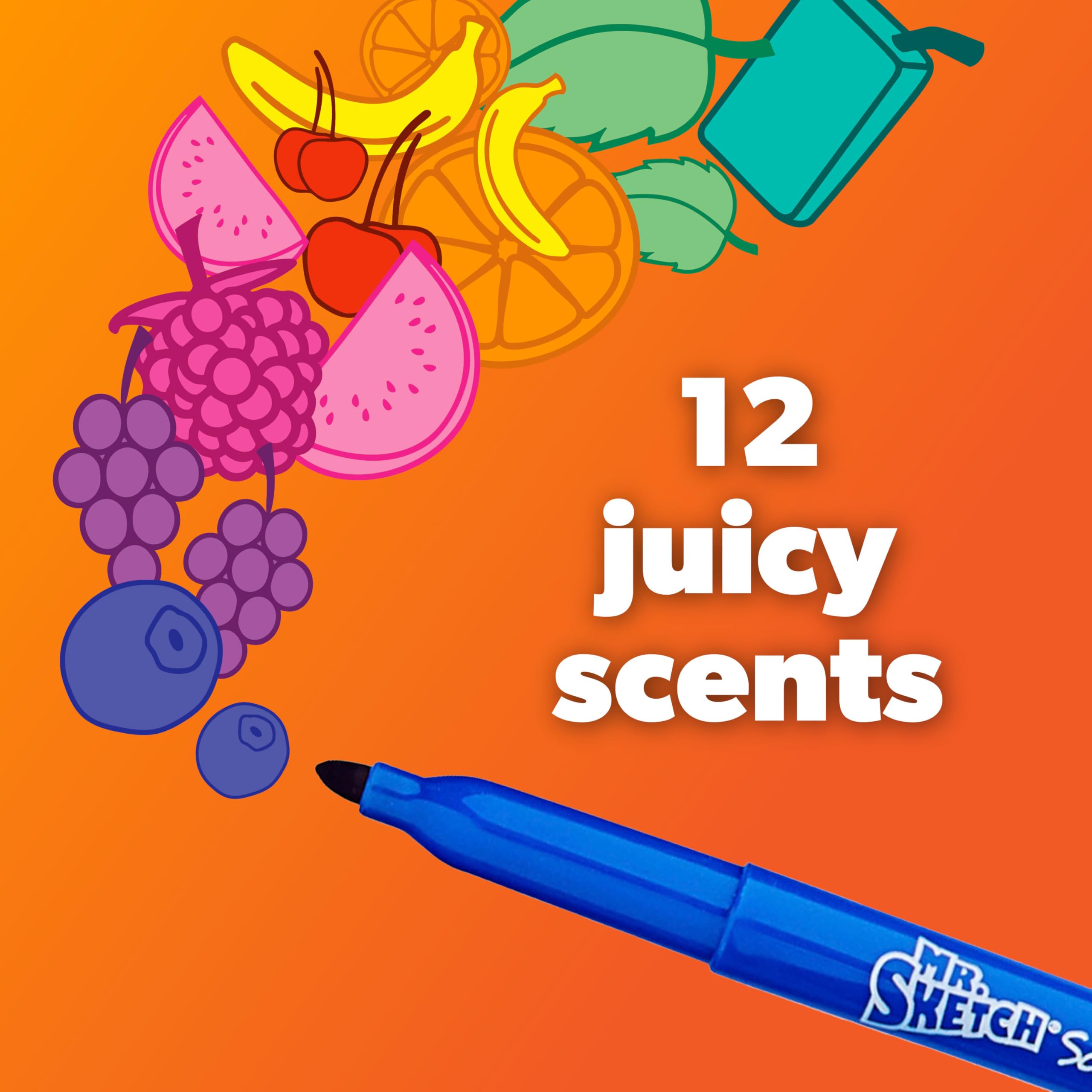 Amazon.com: Mr. Sketch Scented Stix Markers, Fine Tip, 10 Count