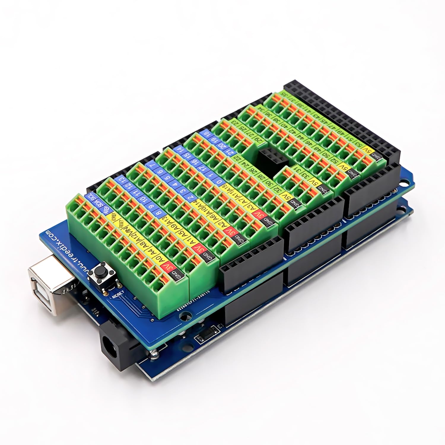 Morsettiera Per Arduino MEGA-2560 | Breakout Shield Board | Espansione Con Viti Per Progetti Fai Da Te