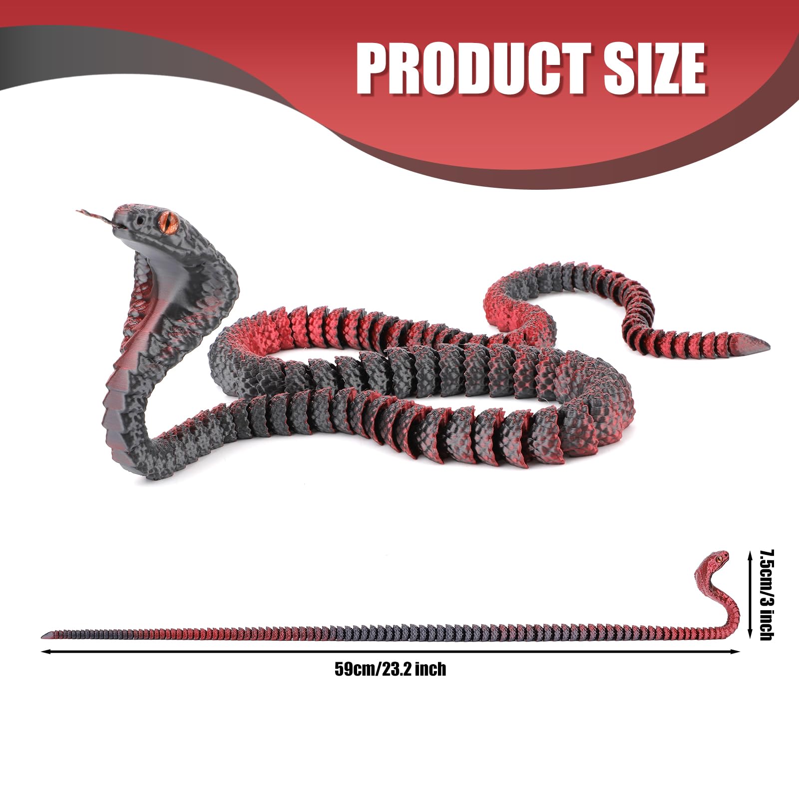 Gosknor 3D Printed Snake - Image 2