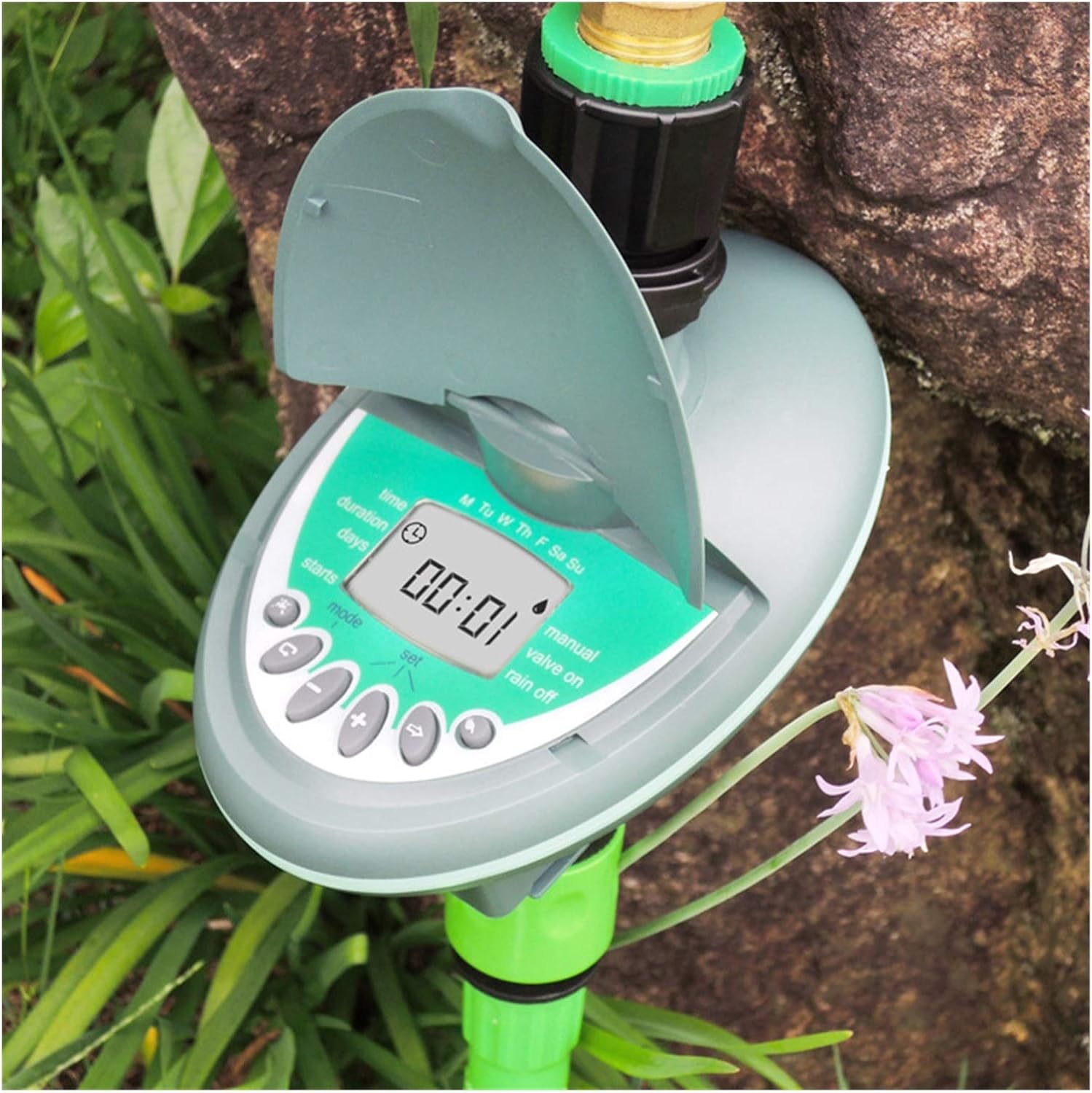 Garden Lawn Sprinkler Irrigation System 1 New Automatic Timing Irrigation Garden Timer Watering Mechanical Timer Garden Irrigation Supplies Water-Saving Accessories (Color : American Standar