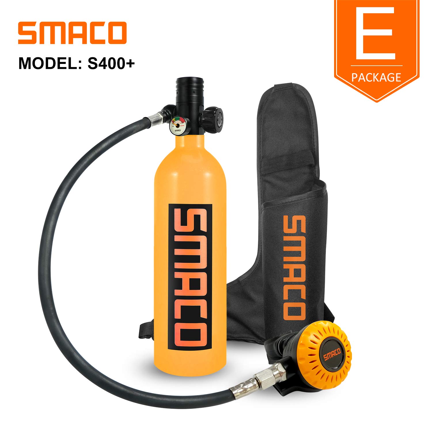 Buy SMACO S400+ 1 litres Scuba Diving Underwater Oxygen Cylinder Mini