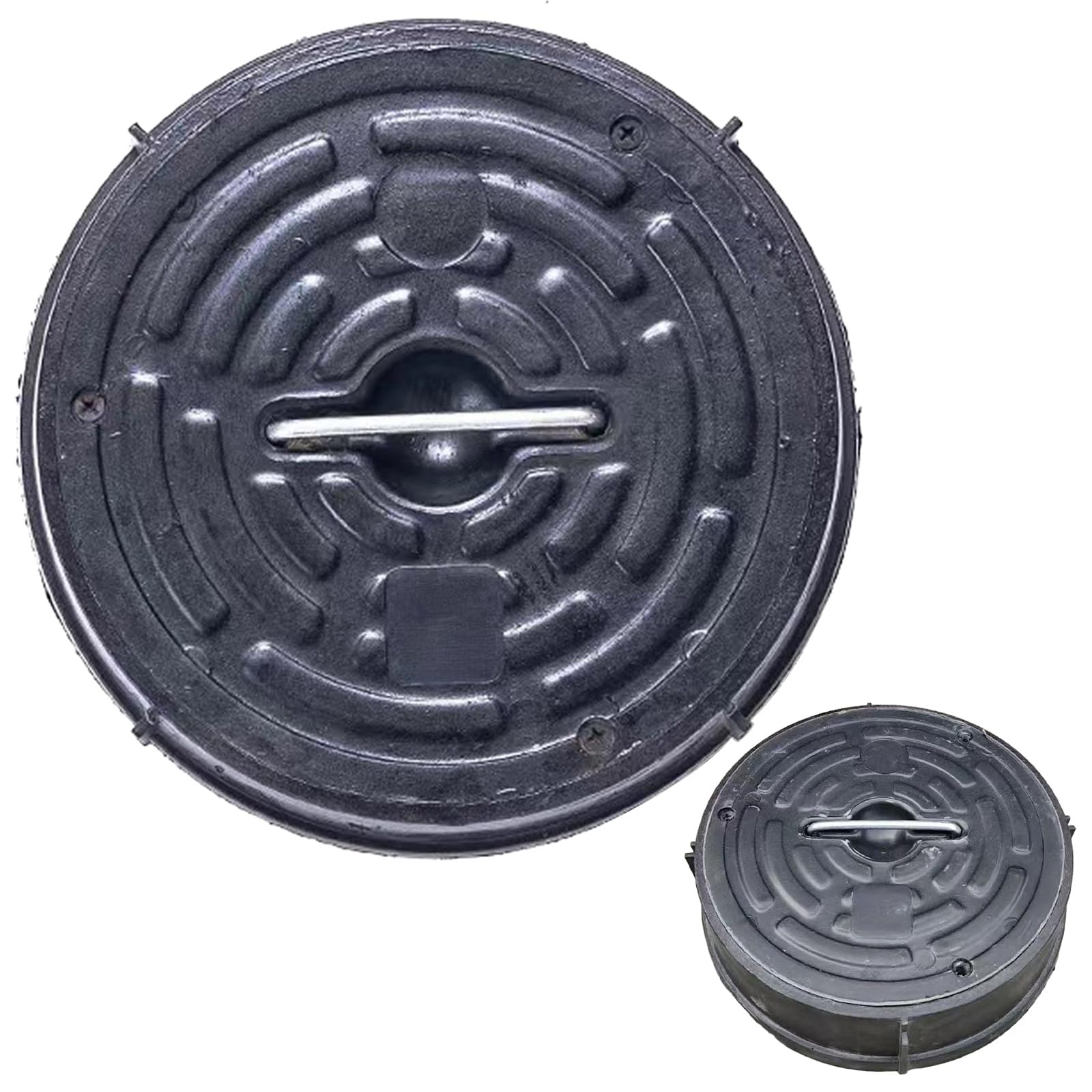 Tapa de plástico para tanque séptico que evita resbalones en zonas exteriores