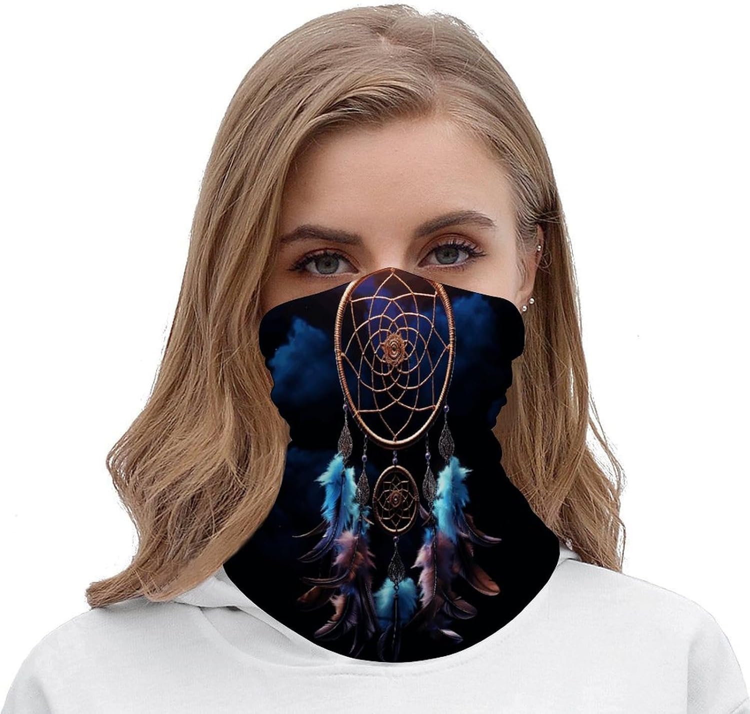 Sun Protection Neck Gaiter Dream Catcher Balaclava Fishing Mask Hiking Cycling Sports Scarf