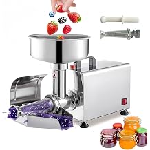 450W Electric Tomato Sauce Maker,Commercial Tomato Strainer Machine,150 Kg/H Stainless Steel Food Strainer and Sauce Maker