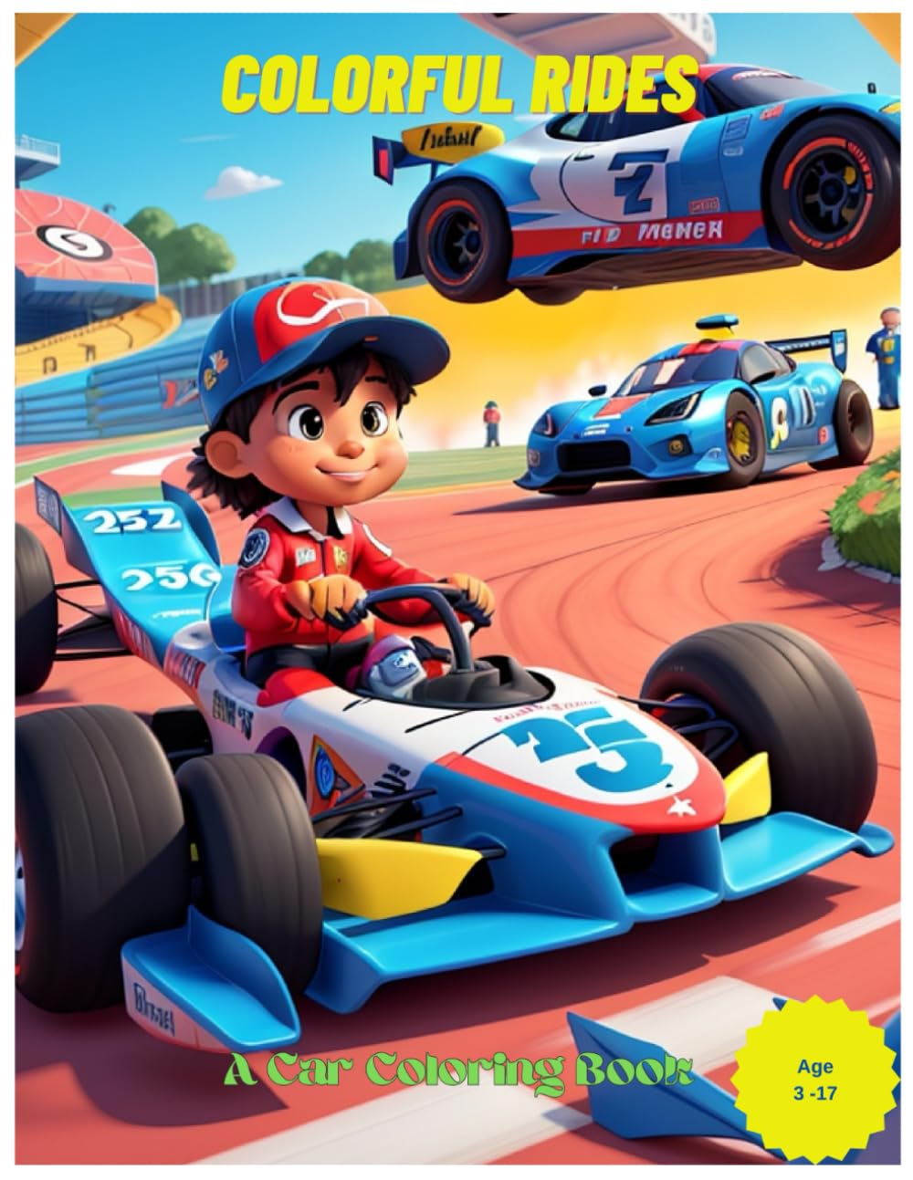 COLORFUR RIDER: A car Coloring book