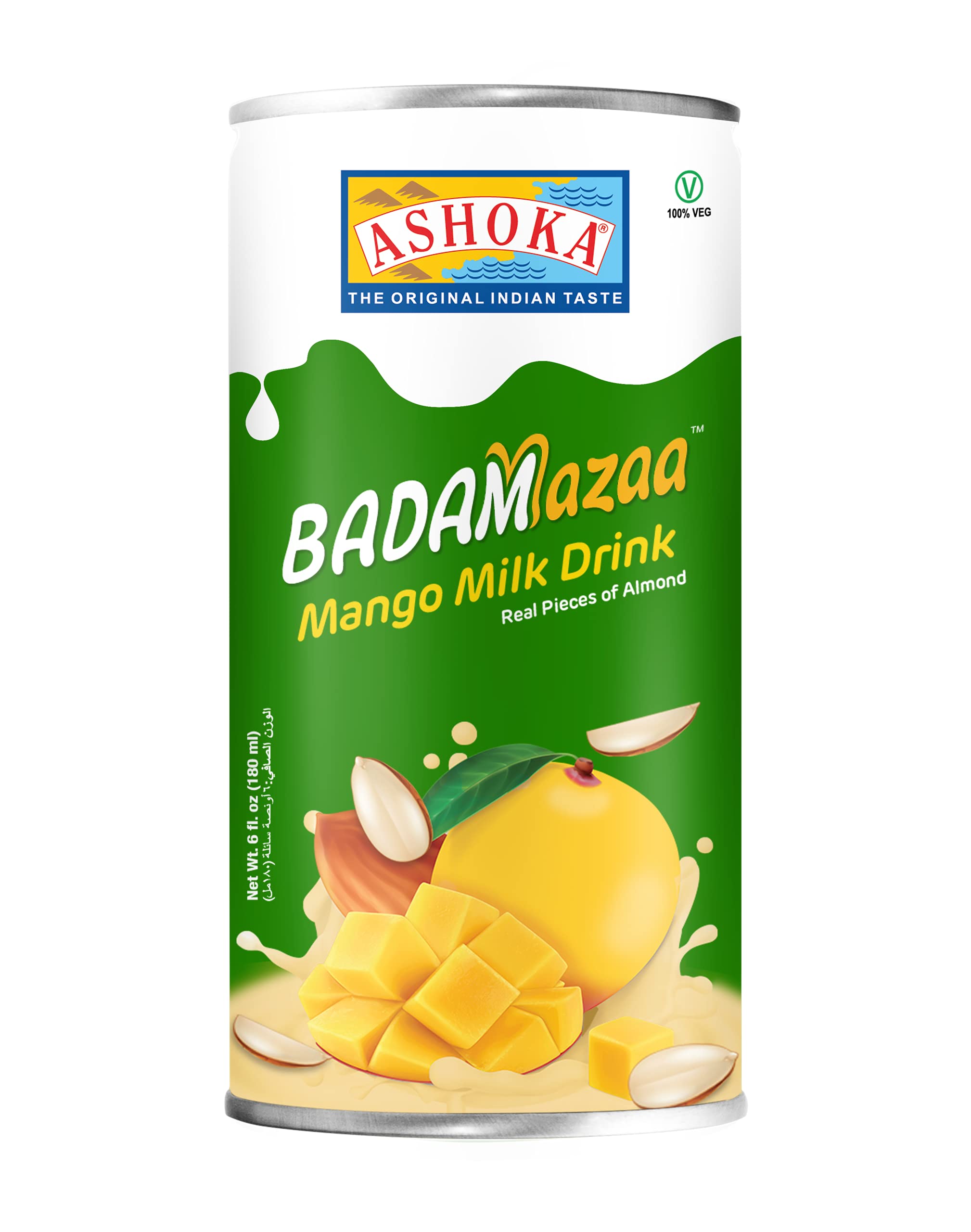 ASHOKA Badamazza Mango Milk Drink, 180 ml