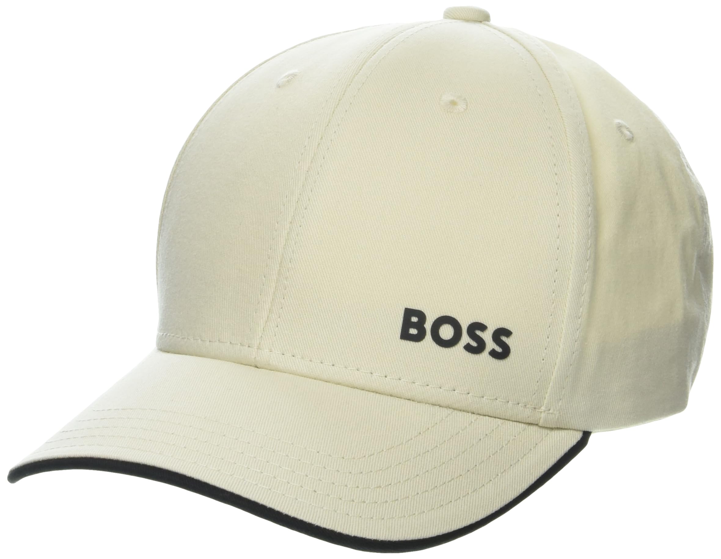 Mens Bold Curved Logo Cotton Twill Hat
