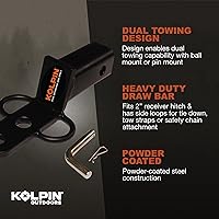 Vista 3 de Kolpin Enganche de 3 vías, 2 pulgadas - 85620, negro