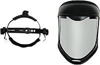 Vista 4 de Máscara biónica Uvex Honeywell con visor de policarbonato transparente y antiempañamiento/capa dura (S8510)