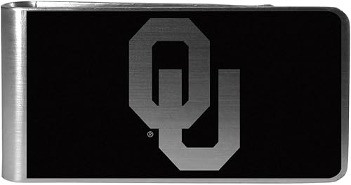 Vista 21 de Siskiyou Sports NCAA Unisex Black and Steel Money Clip