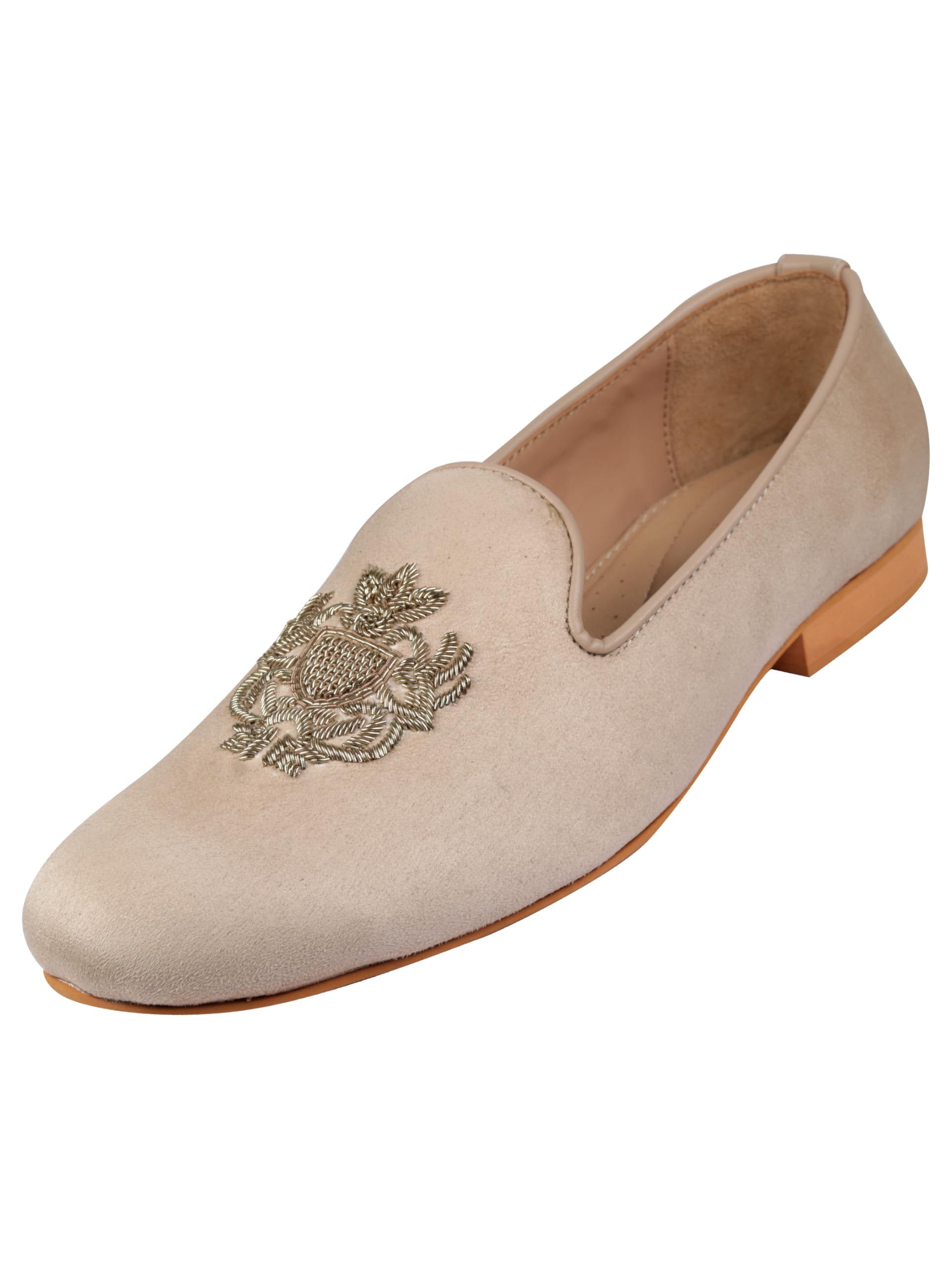 Tanny Shoes Mens Beige Colour Suede Embroidered Pattern Juttis (11) (B0D6WFKLZQ) Amazon Price History, Amazon Price Tracker