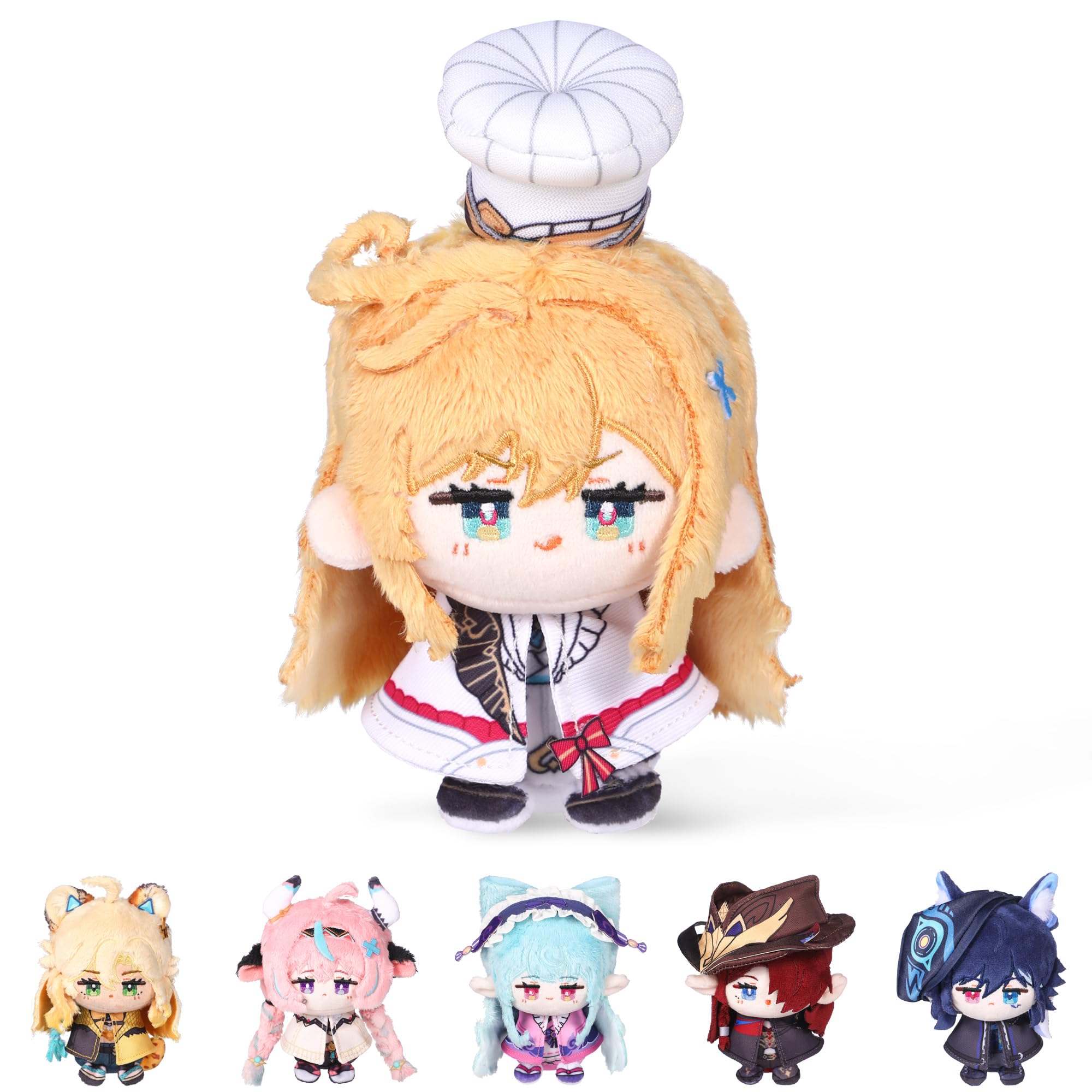 UTIEHD Anime Spielcharakter Rucksackanhänger, Niedlicher 10cm Sammler Schlüsselanhänger, Kompakt für Rucksäcke und Schlüssel für Fans