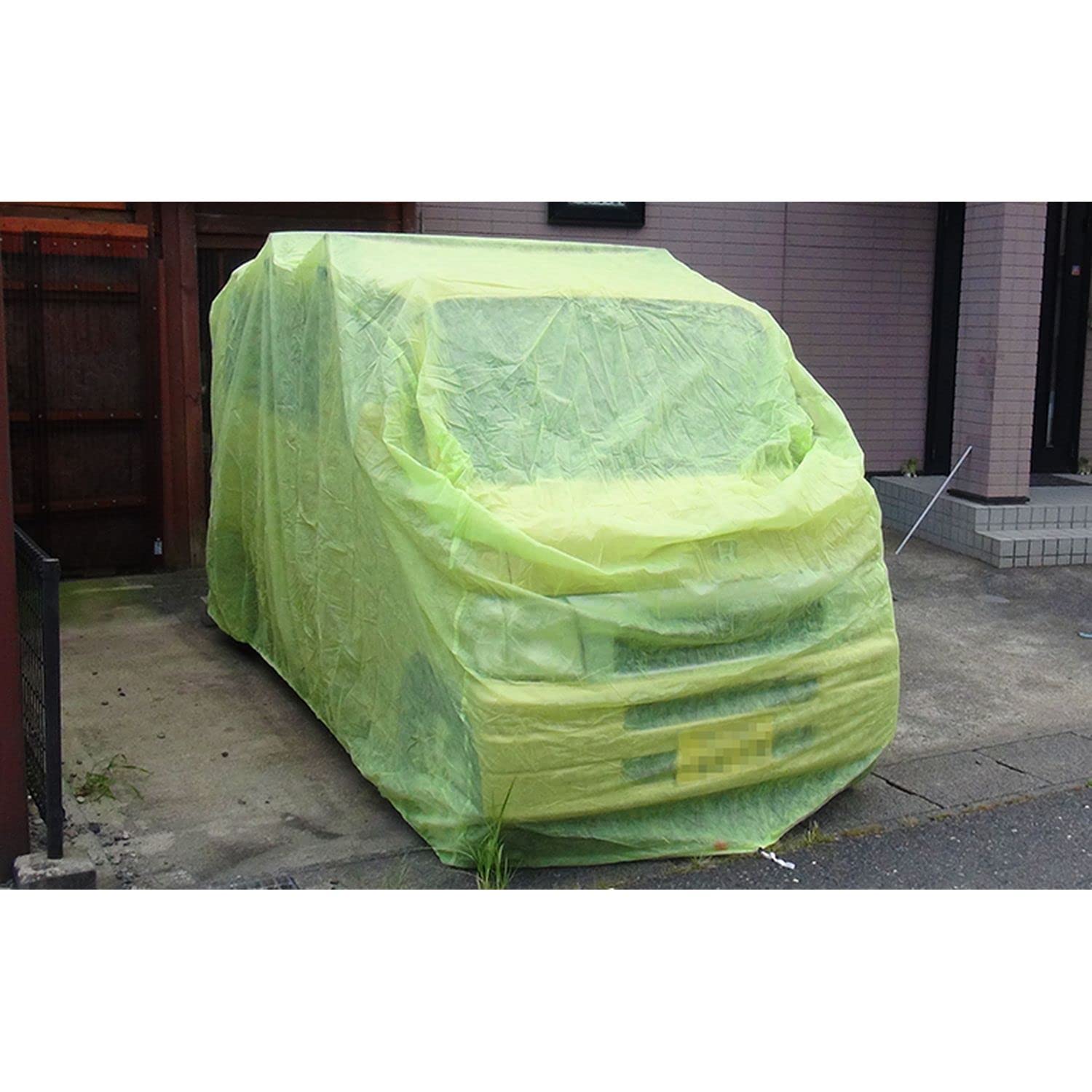 大塚刷毛製造 不織布カーカバー 軽自動車用(緑) ＊9個セット 大塚刷毛