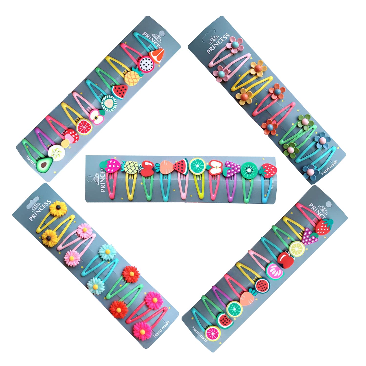 Clips Pelo Niña Sonwaha 50 PCS Pinza de Pelo OrquillasMetal Multicolor Pelo Horquillas Pelo Bebe Niña Pequeñas(Multicolor)