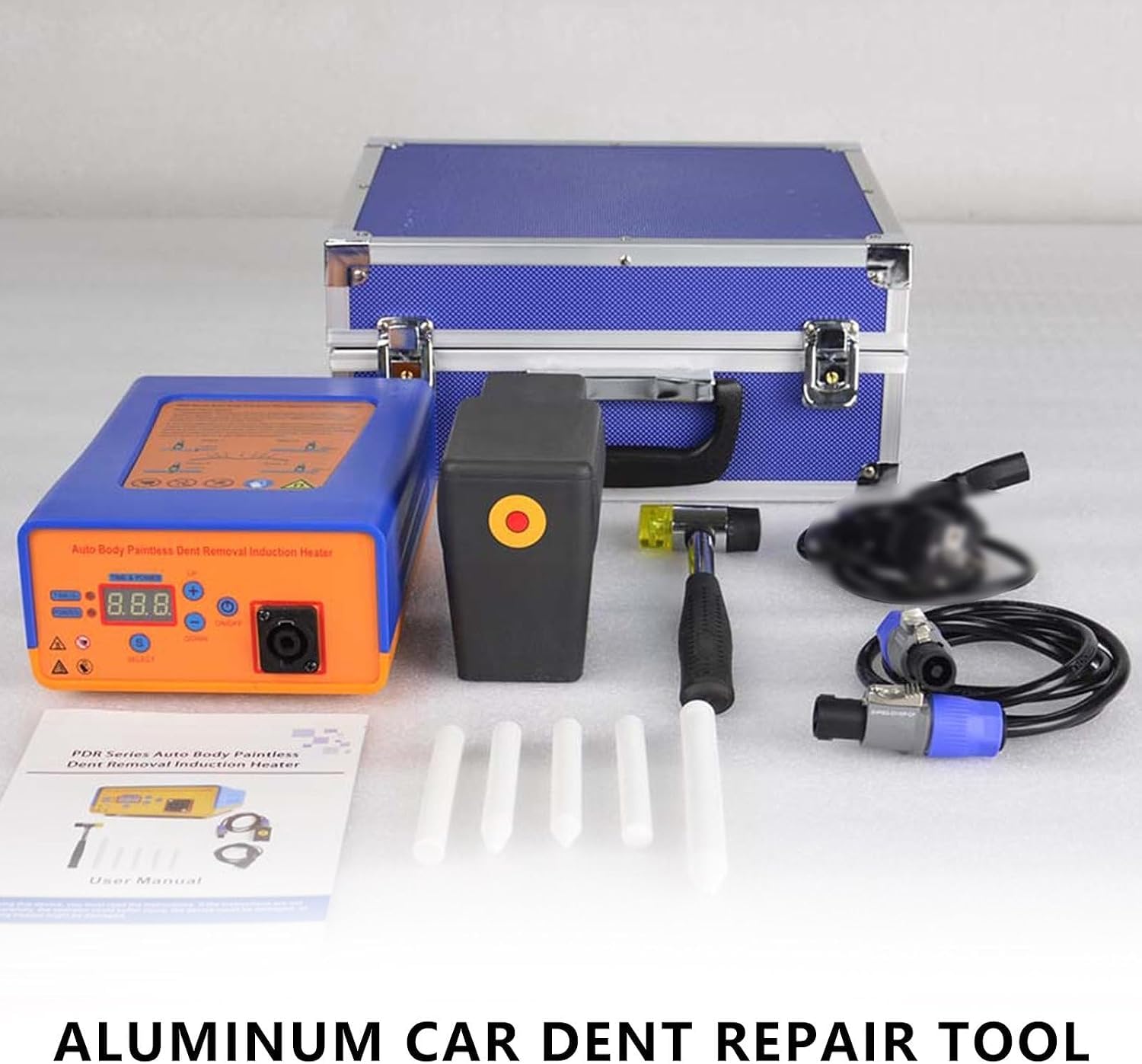 Calentador De Carrocería De Aluminio para Reparación De Abolladuras, Expansión Térmica por Inducción Electromagnética, Máquina para Eliminar Abolladuras Sin Pintura. 110V