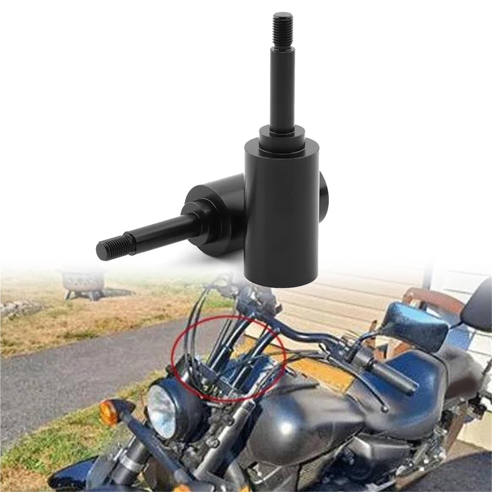 Rehausseur de guidon pour Shadow Phantom 750 idéal en long voyage moto