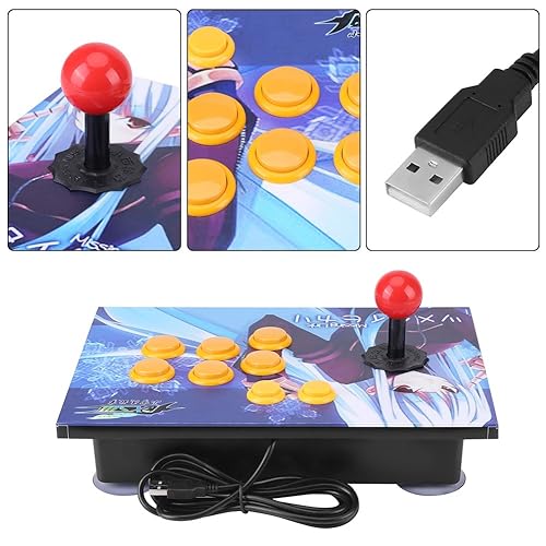 Miniatura 3 de PC Arcade Stick Joystick USB Stick Buttons Controller Zero Delay 8 Directions Joystick Control Device for PC Win7 Win8 Win10