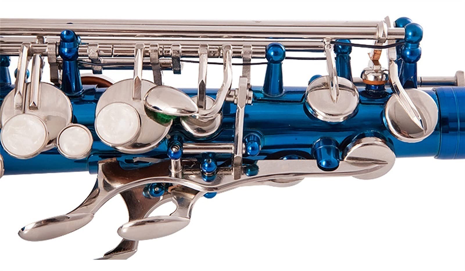 Sassofono Contralto in MIB Argento Blu di Alta qualità in Ottone Laccato E Flat Sax 802 Tipo Chiave Strumento a fiato Sassofono Studenti
