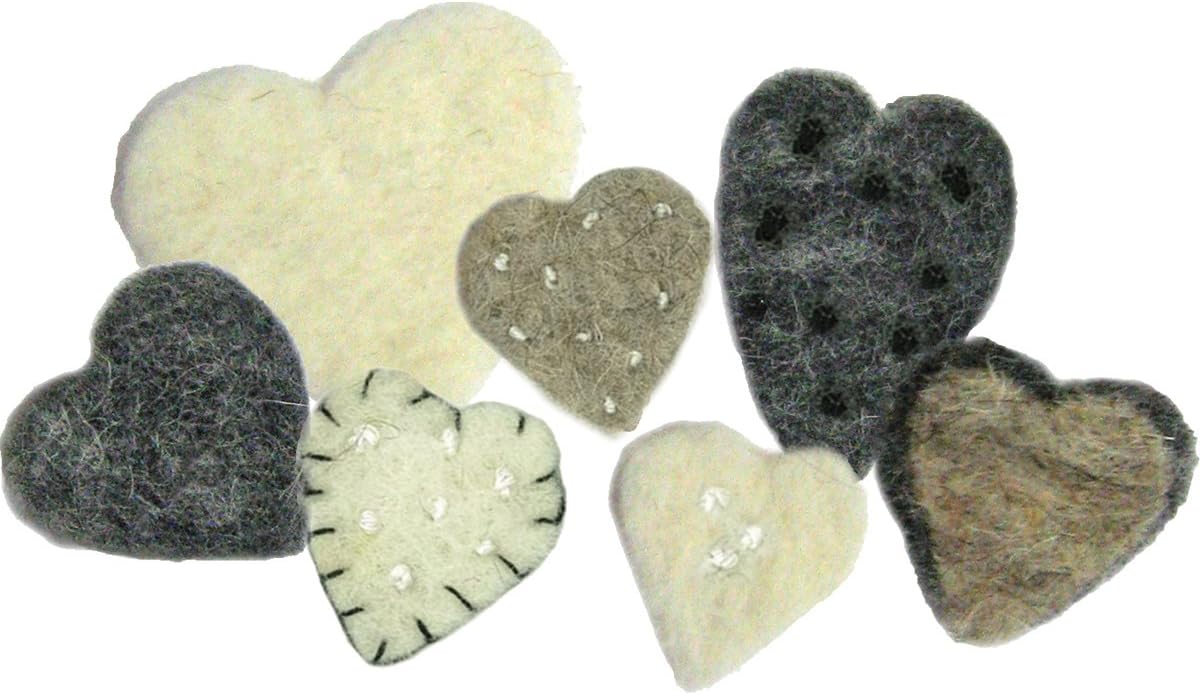Dimensions Needlecraft Felt Embellishments, Heart Mix