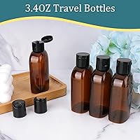 Vista 3 de Cosywell Botellas de viaje para artículos de tocador, botellas de champú de viaje, botellas de tamaño de viaje, contenedores de viaje, a prueba
