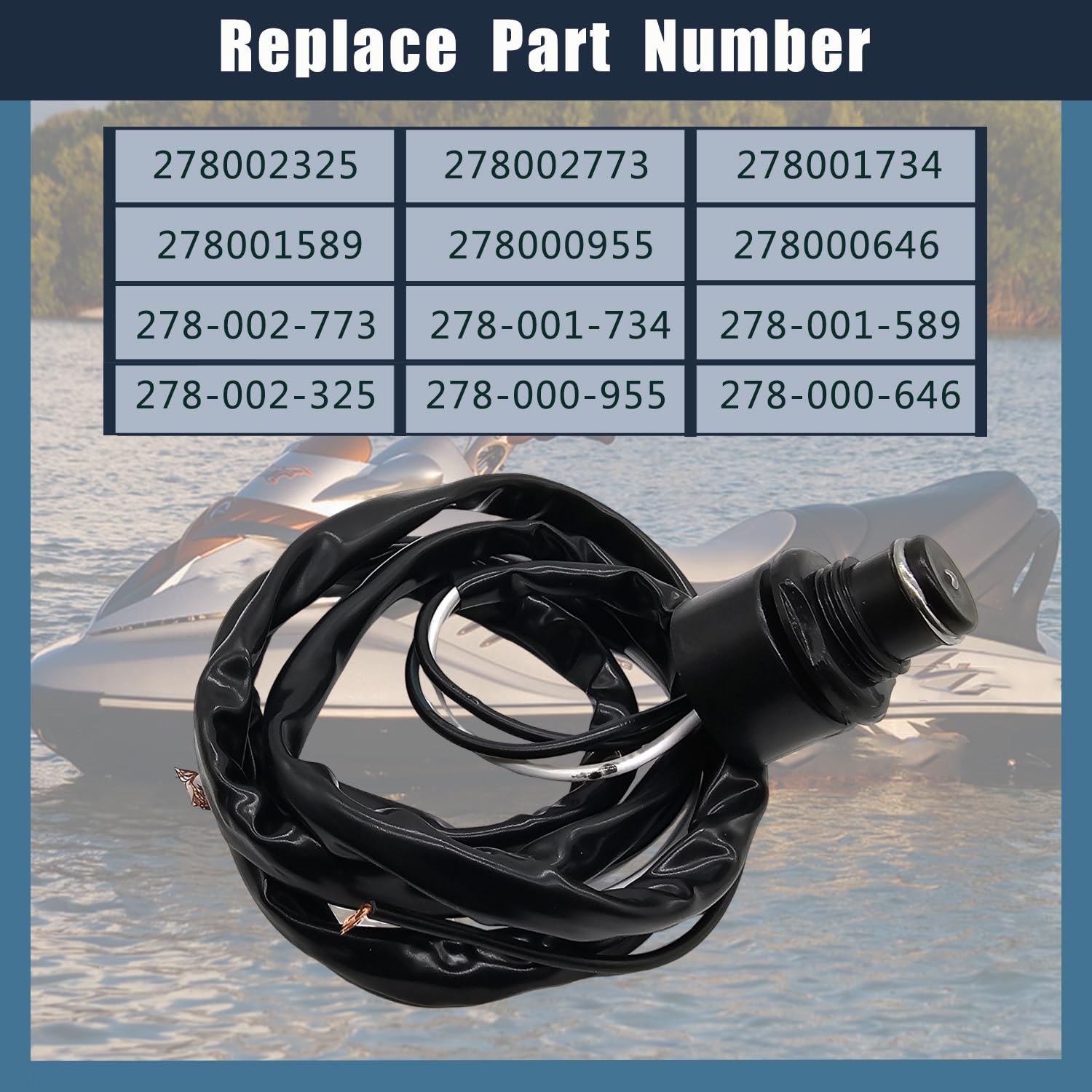 ♡Ruta 3-Wire Safety Switch,Fit for SeaDoo Dess Post Series Model