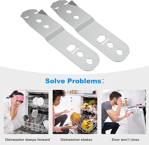 Miniatura 4 de Repuesto para soporte de montaje de lavavajillas Bosch 619985 00619985 Bosch Clips de montaje para lavavajillas 628371 AH3478789 EA347878 AP4538351