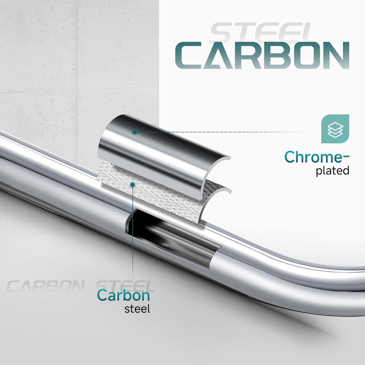 MoKitDora Softail Engine Guard Highway Crash Bar 1.25" Fat for Harley 2000-2017 FL Heritage Classic Deluxe Fat Boy FLSTF Models, Chrome