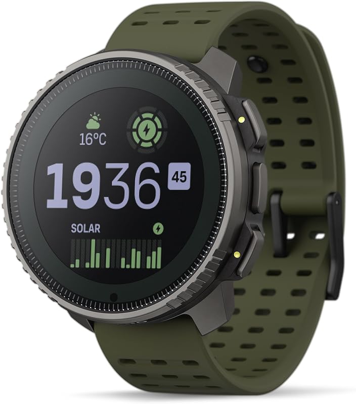 SUUNTO Vertical GPS Sports Watch, Solar Charging 95+ Sports, Forest Ti | Offline Maps, 60-day Battery Life, Dual-Band GNSS, Outdoor Training&Expedition, SUUNTO App, Adventure Watch