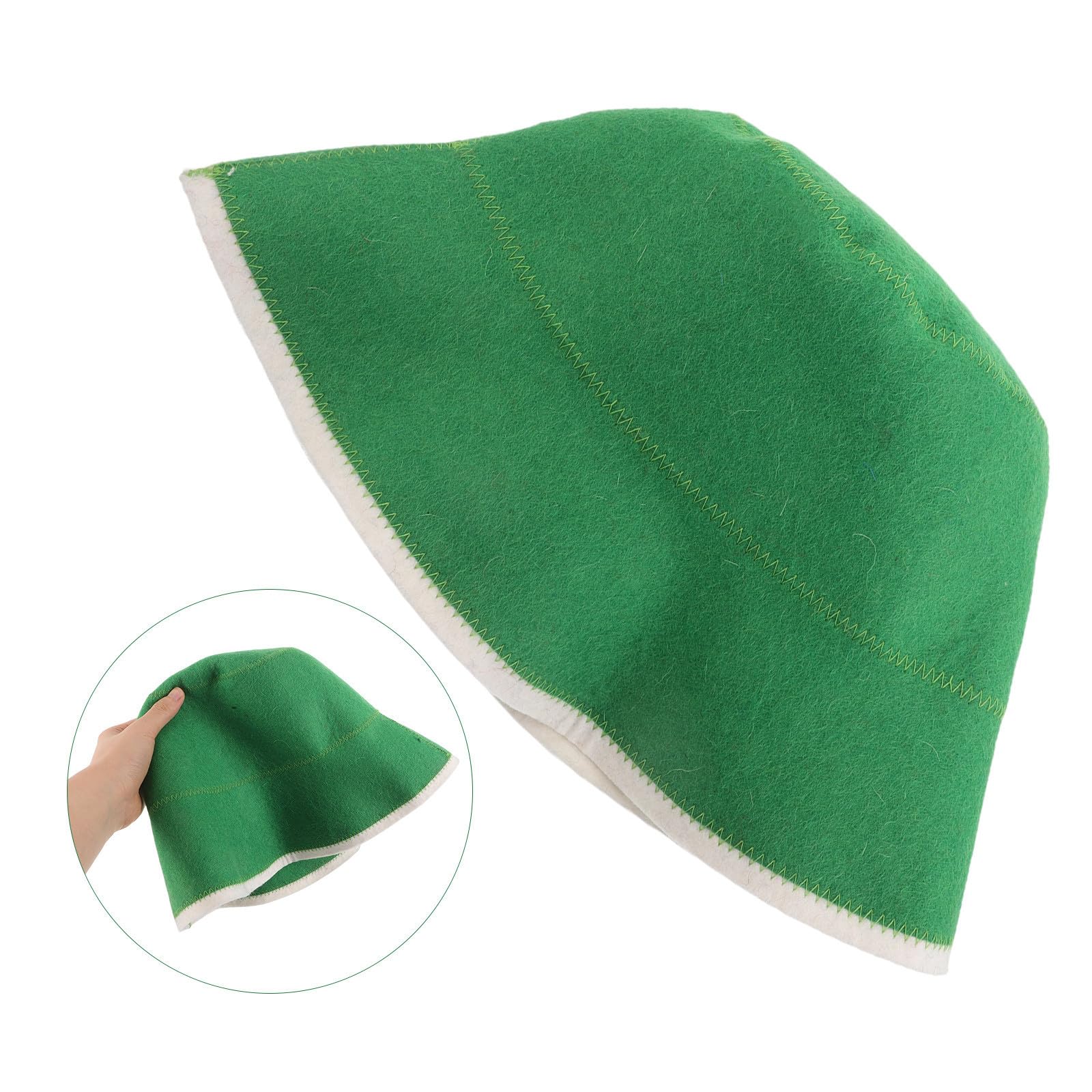 Toyvian 5 Piezas Gorro de Sauna de Lana Gruesa, Absorbente y Transpirable