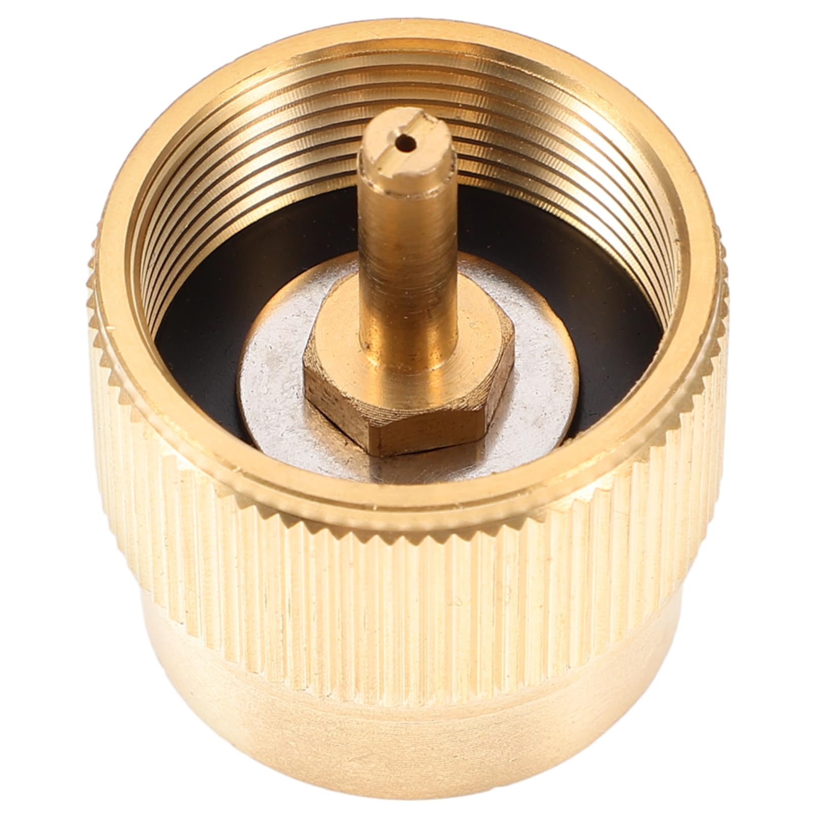 Parliky Small Tank Adapter Gas Tank Converter for Outdoor Supply Propane Stove Adapter