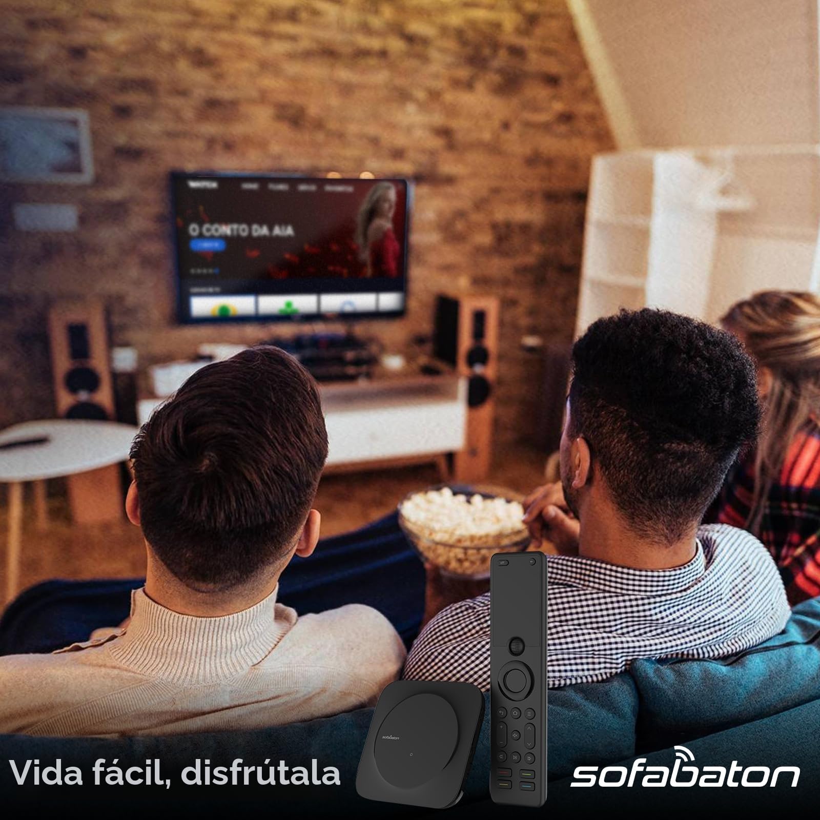 SofaBaton X1S - Mando a distancia universal con concentrador para actividades de un solo toque, ajuste de la aplicación SofaBaton compatible con más de 60 dispositivos