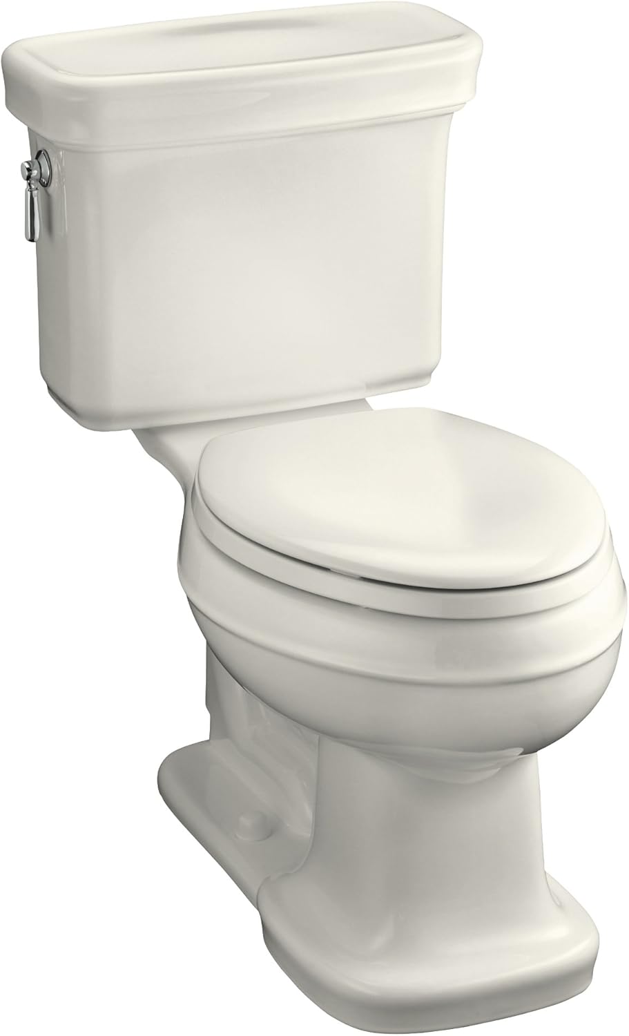 Kohler K348796 Bancroft Comfort Height Elongated Toilet, Less Seat