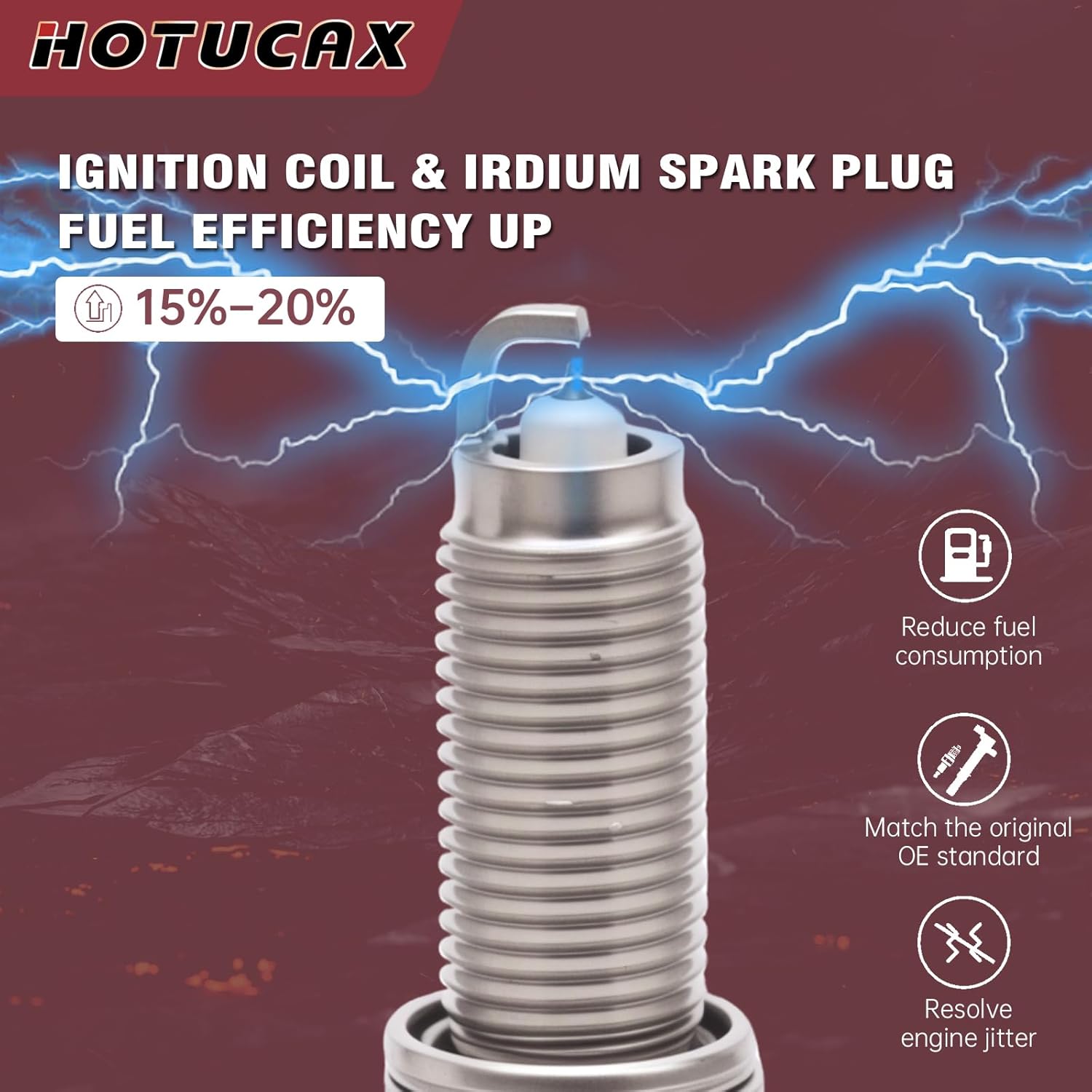 Ignition Coils UF603 & 97390 Double Iridium Spark Plug Set Compatible with Acura RDX RL TL TSX ZDX Honda Accord Crosstour Odyssey Pilot Ridgeline 3.5L 3.7L V, Replace Part 30520R70S01, 6 Pack