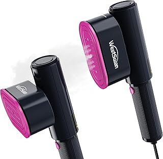 Westswan Portable Clothes Steamer Black Travel with Ironing Surface Spinning Clothing, Capable of Wet and Dry Steam, Ideal Price In India