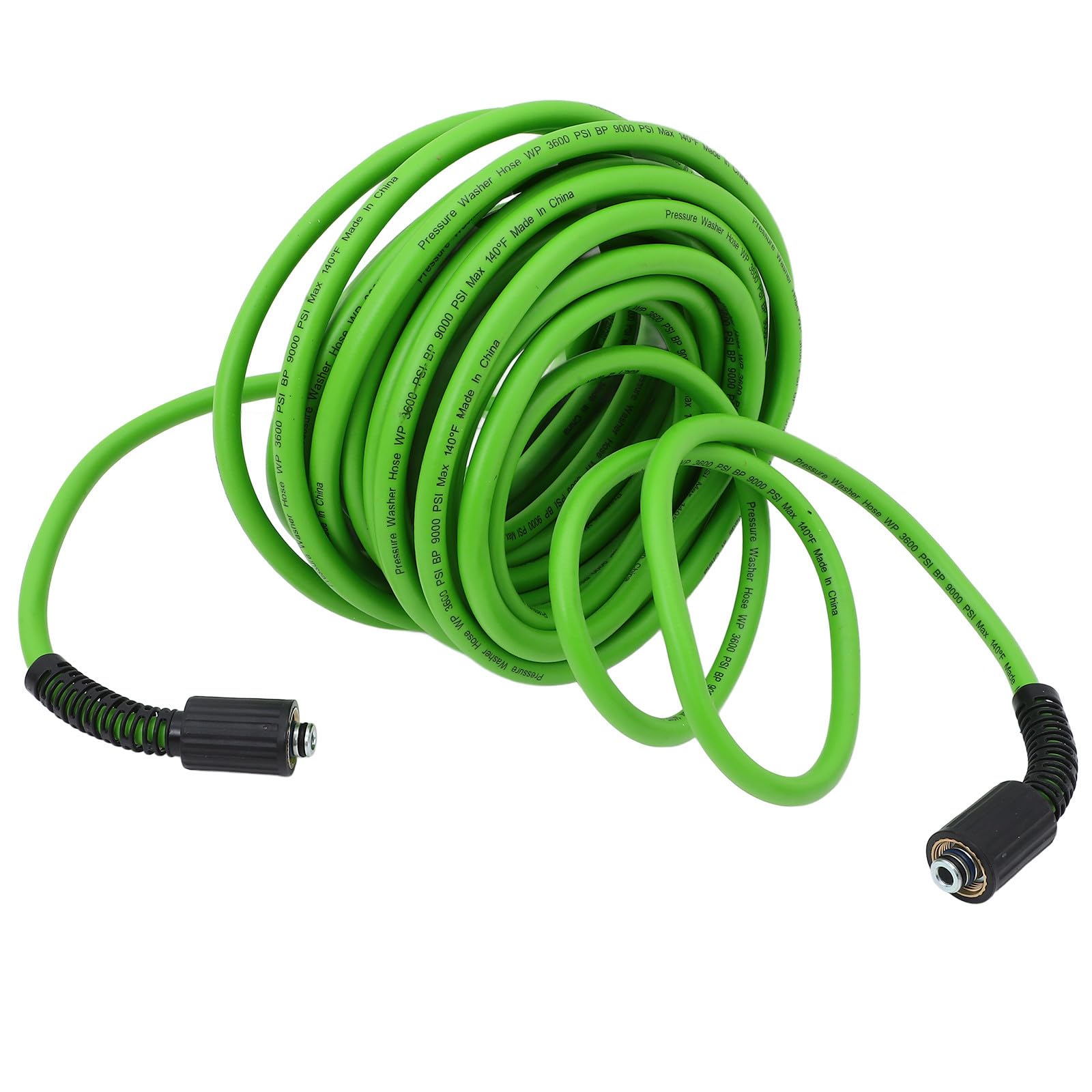 Tubo di Prolunga per Idropulitrice 15m, Pvc Lega di Zinco | Compatibile Molte Lavatrici Domestiche, Uscita Antiesplosione, Connettore Pratico, Copertura Ampia