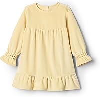 Amazon Essentials x Sofia Grainge Toddler & Baby Girls Long-Sleeve Corduroy Dress - Plush Cozy Playwear