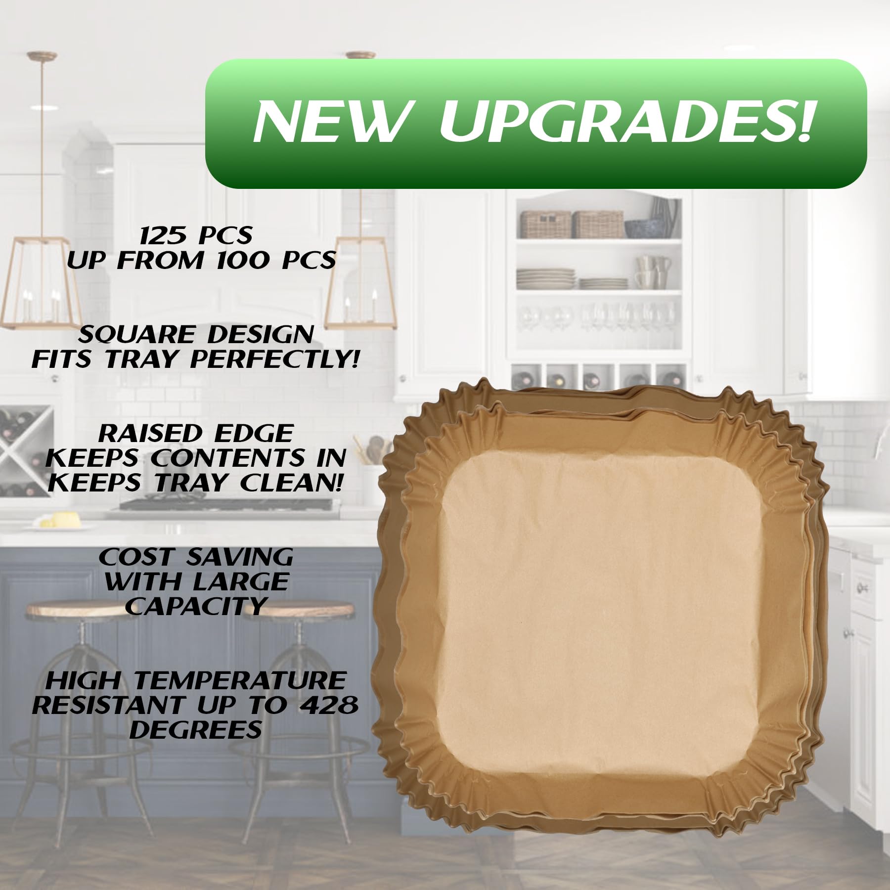 Air Fryer Liners Disposable – 125 pk 8