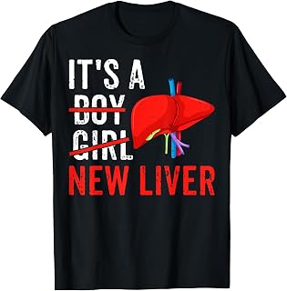 It's a New Liver Men Women Liver Transplant Recipient Gifts T-Shirt