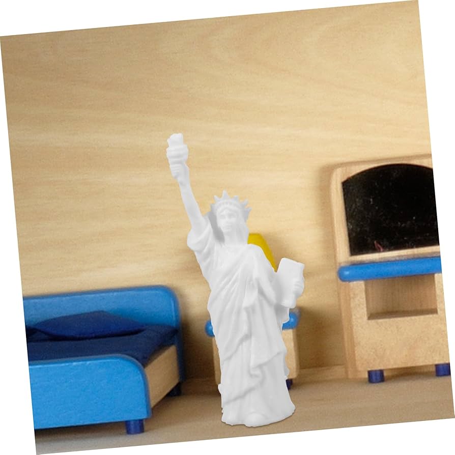 ミニーマウス置物　自由の女神　陶器 ミニーマウス置物自由の女神陶器