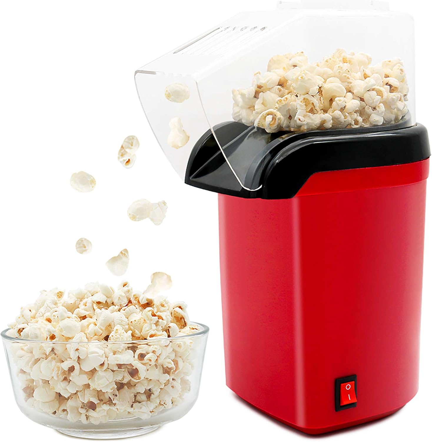 Popcorn Machine 1200W Electric Popcorn Maker Vintage Style