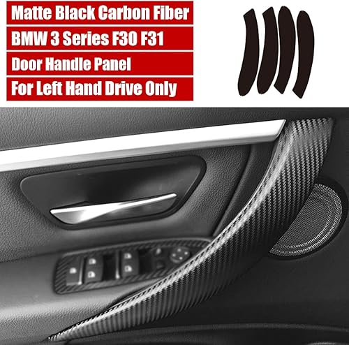 Miniatura 5 de aohua Cubierta de vinilo para consola central de tablero de instrumentos cubierta interior de fibra de carbono precortada panel de consola de