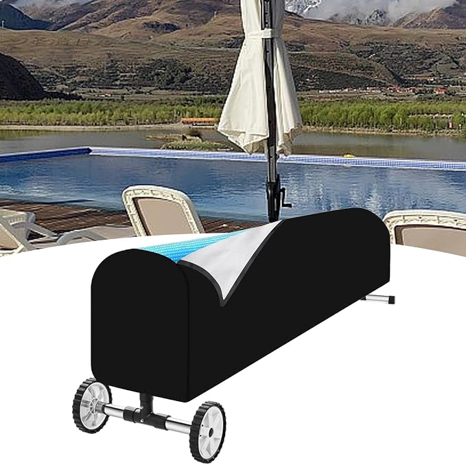 Funda Revestimiento Solar para Piscina 20 Pies Negra miniatura 7