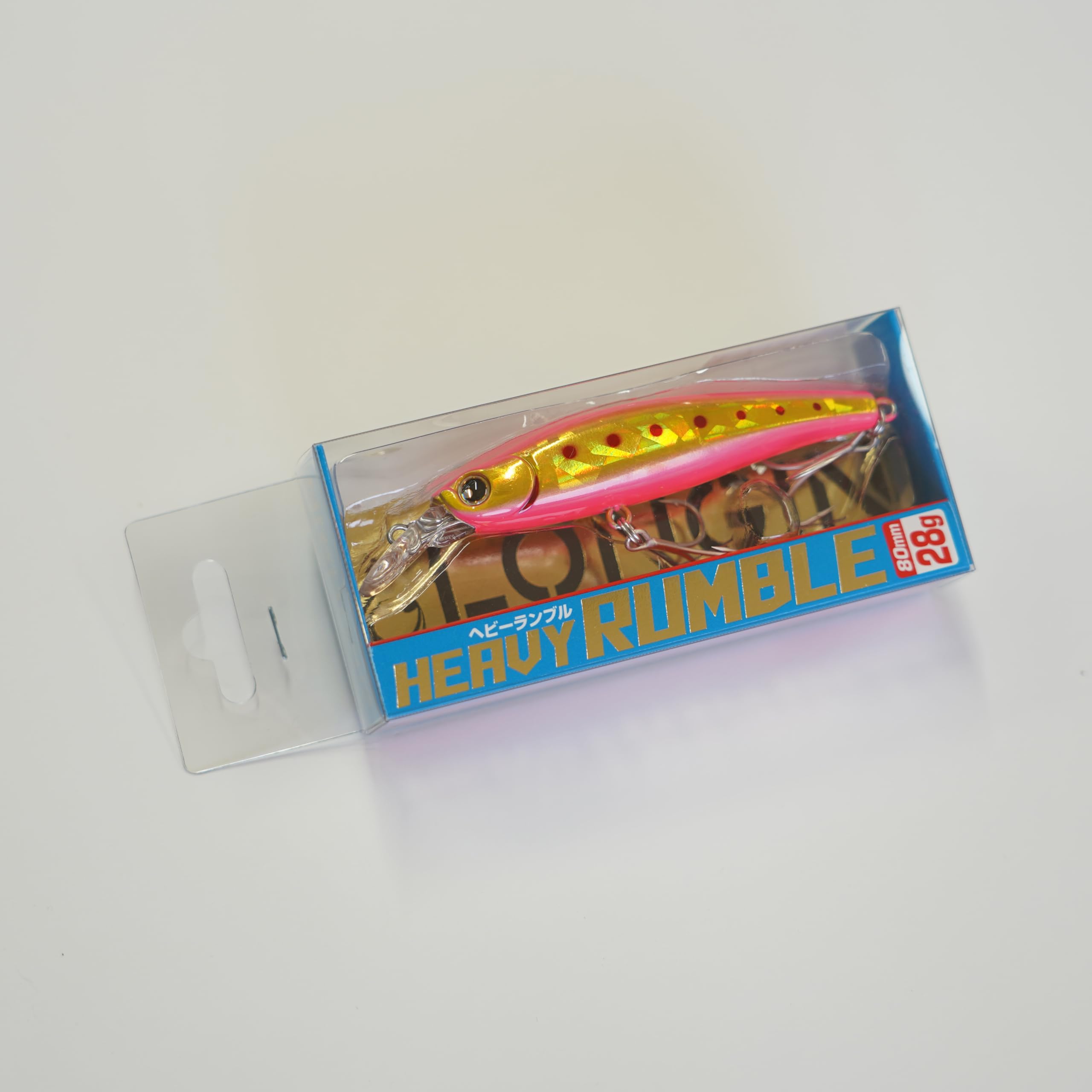 Amazon.co.jp: LONGIN HEAVY RUMBLE28g 80mmS057SMﾋﾟﾝｸｻﾝﾄﾞｺﾞｰﾙﾄﾞｲﾜｼ