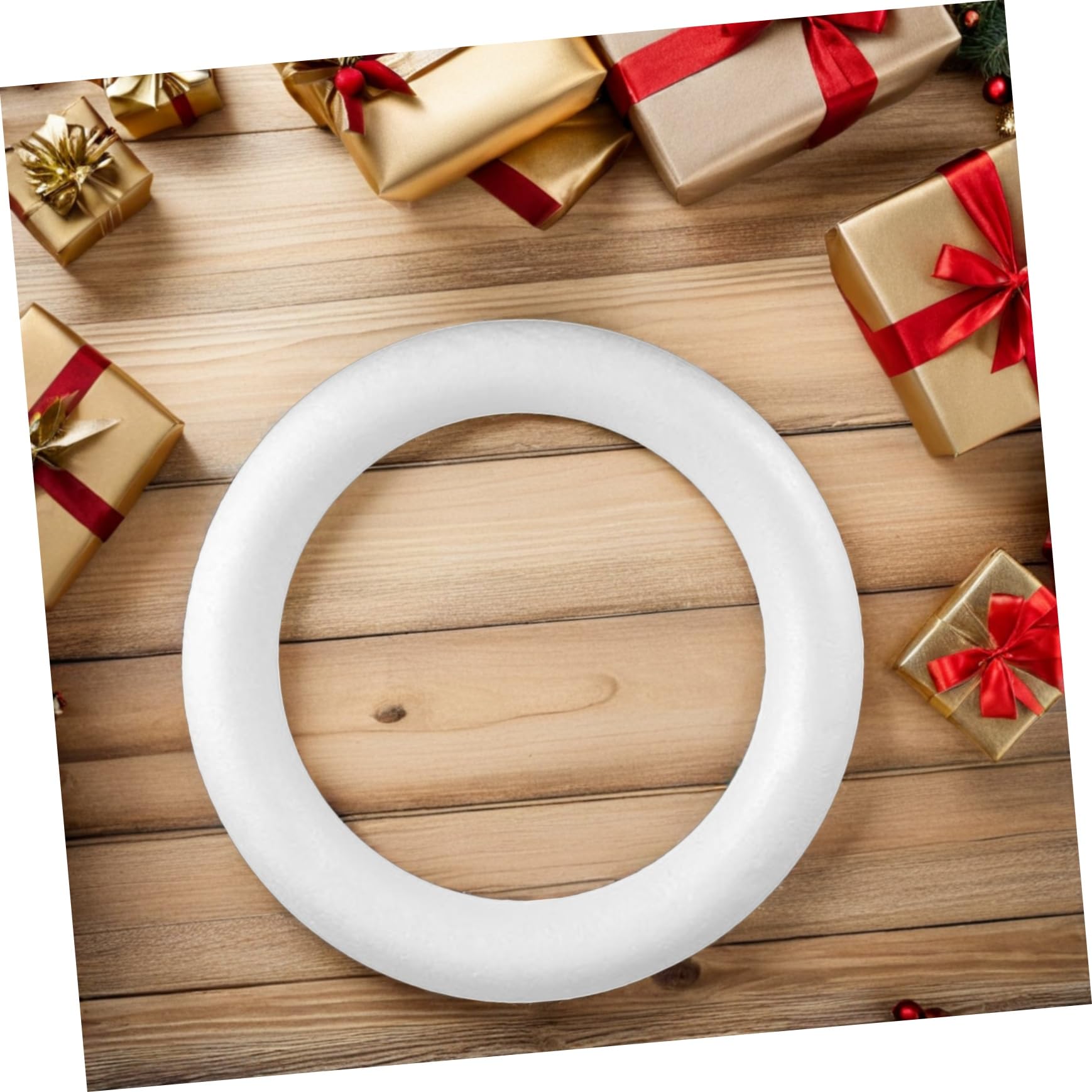 MAGICLULU 3pièces Kit de Cercles Mousse pour Couronnes DIY pour Décorations de Noël Mariages et Loisirs Créatifs