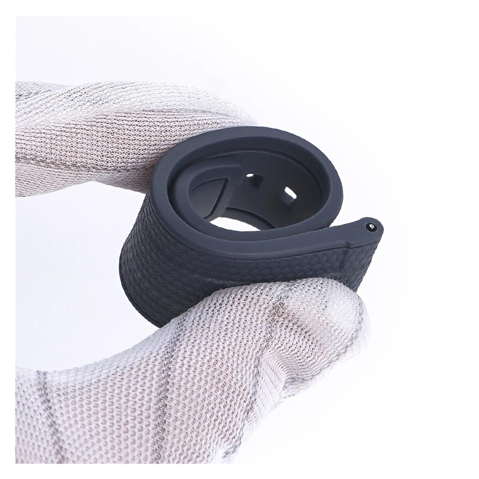 Generico NASUNJIA Cinturino in silicone liquido da 20 mm a 22 mm, universale, a sgancio rapido, sportivo, impermeabile, for immersioni