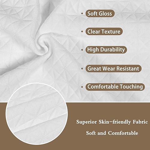 Miniatura 5 de baibu Tapón de almohada de cuña de tamaño King (76 x 10 x 6 pulgadas, relleno de huecos de cama, almohada de cabecero, almohada de cuña para colchón