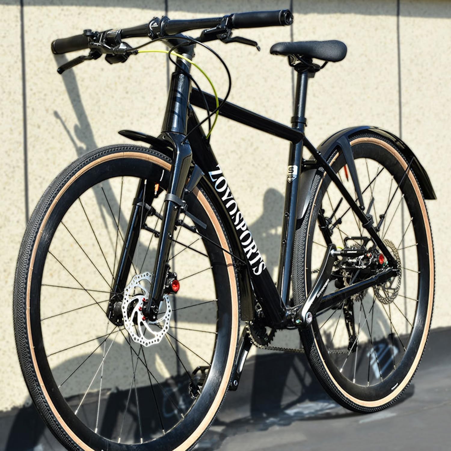 Błotniki szybkiego montażu do rowerów 700C szosowych i gravelowych – Przedłużone błotniki pasujące do opon 700x21-42C, kompatybilne z rowerami szosowymi i górskimi
