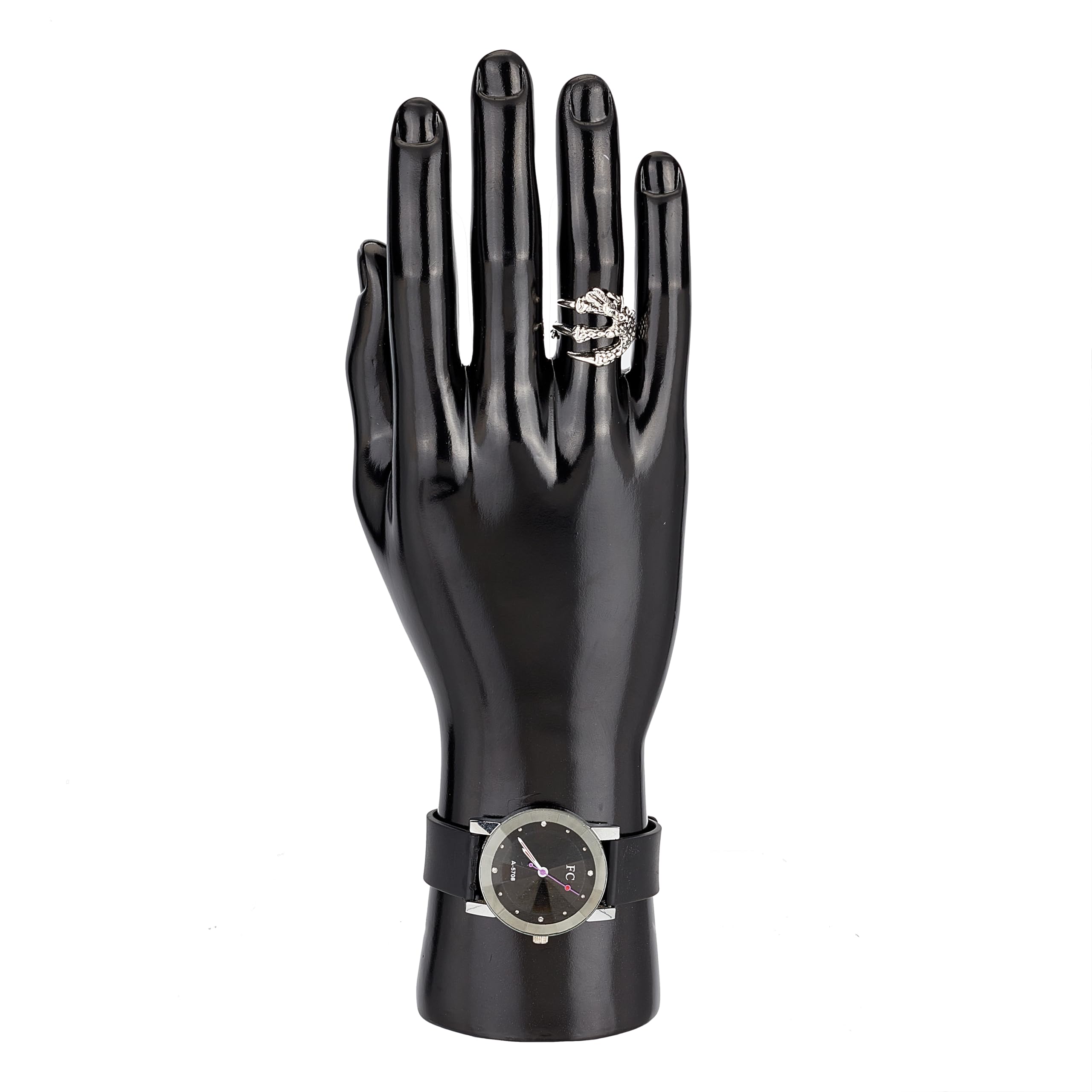 Présentoir de mannequin homme noir PH PandaHall en plastique de 25,4 cm