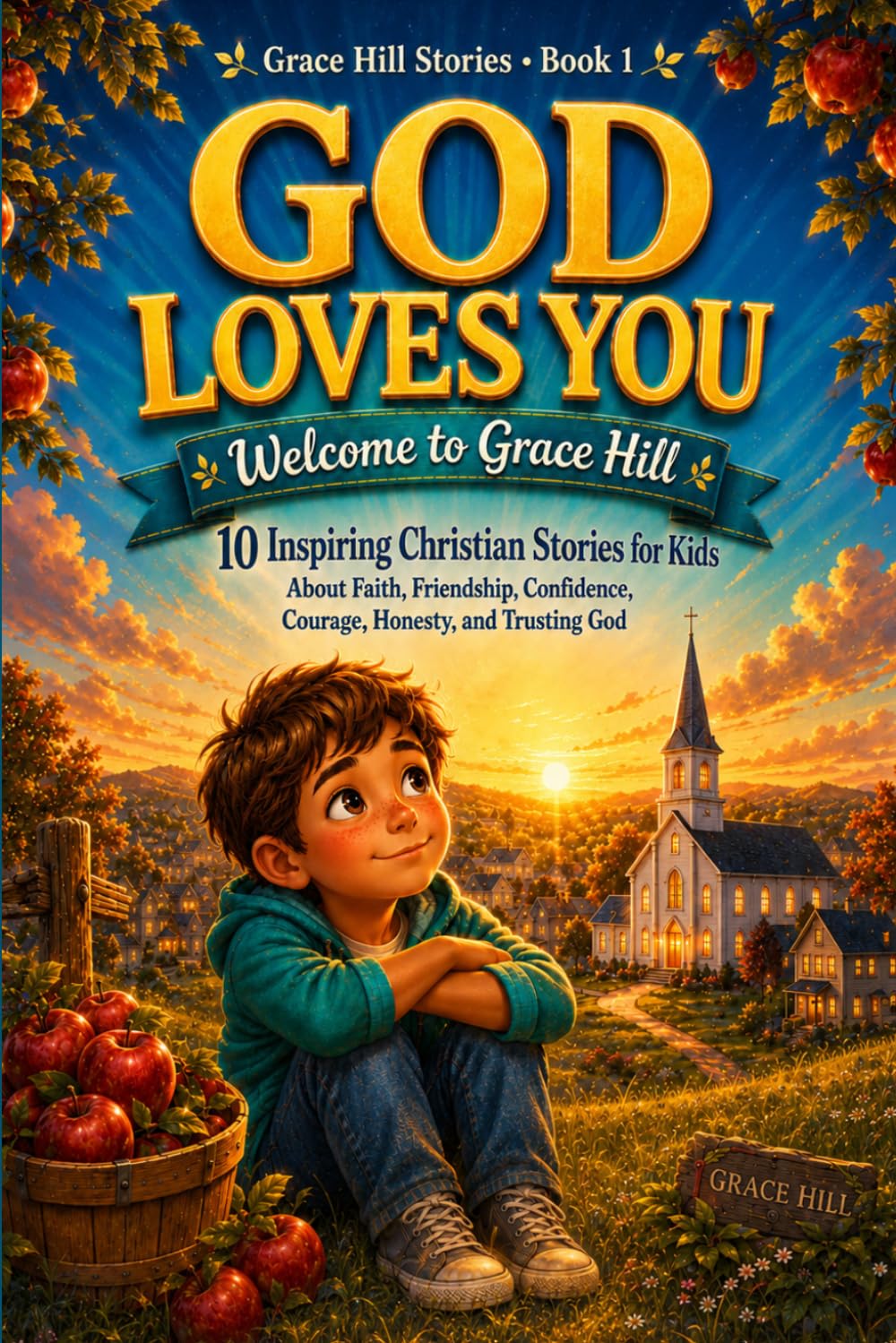 God Loves You: Welcome to Grace Hill: 10 Inspiring Christian Stories for Kids About Faith, Friendship, Confidence, Courage, Honesty, and Trusting God (Grace Hill Stories)